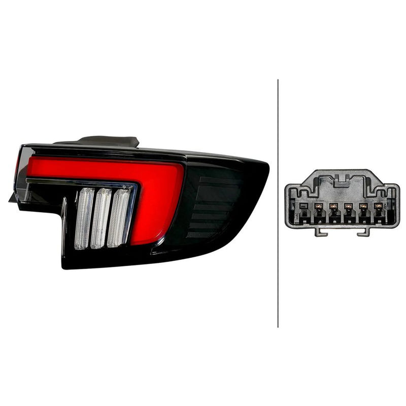 Hella Tail Light / Lamp LED Right fits Opel Mokka 2020 on 1.2 1.5