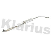Klarius Box With Centre Pipe Centre fits Opel Corsa D 2006-2014 1.0