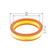 Bosch Engine Air Filter fits Fiat Seicento / 600 1998-2010 1.1