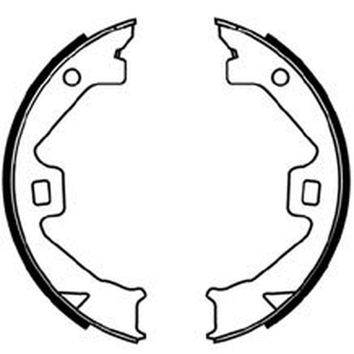 Abtex Brake Shoe Set Axle Kit fits MG Zt 2001-2005 1.8 2.0