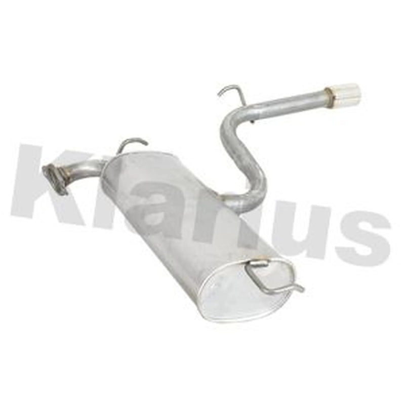 Klarius Box With Tail Pipe Rear fits Toyota Celica 1999-2005 1.8