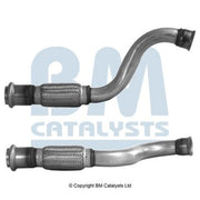 BM Catalysts Exhaust Pipe OD fits Citroën Berlingo 2018-2019 1.2