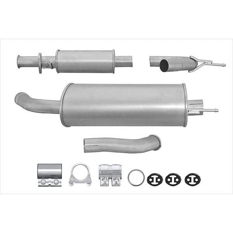 Hella End Silencer Rear fits Fiat Ducato 2001-2006 2.8