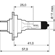 Valeo H7 Bulb Cardboard +50% Light 032519 032519