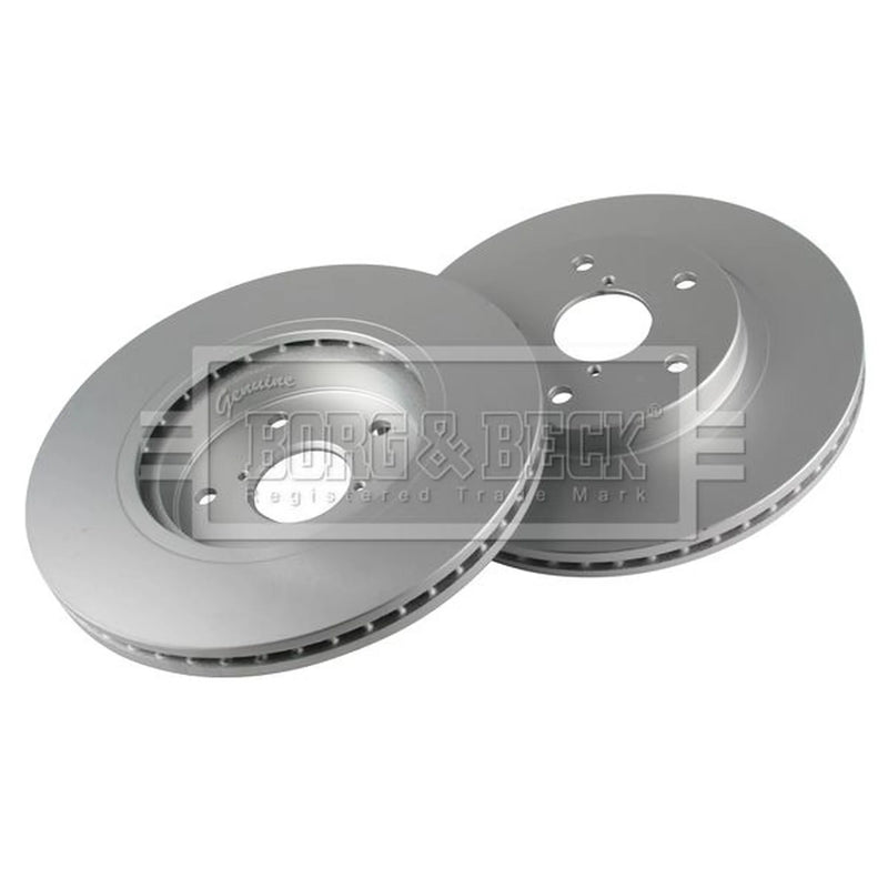 Borg & Beck 2 x Vented Front Brake Discs BBD5670
