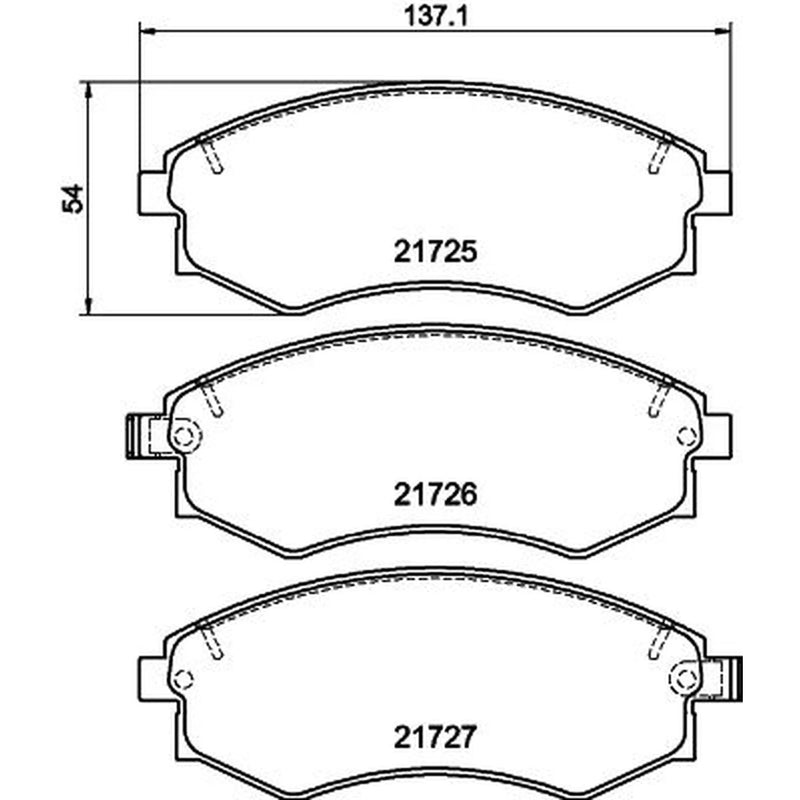 Mintex Front & Rear Brake Discs & Pads fits Mitsubishi Santamo 1999-2004 2.0