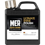 Mer Ultimate Shine Polish Wax Car Painwork Cleaner Protector Restorer 500ml Mer  - Dynamic Drive