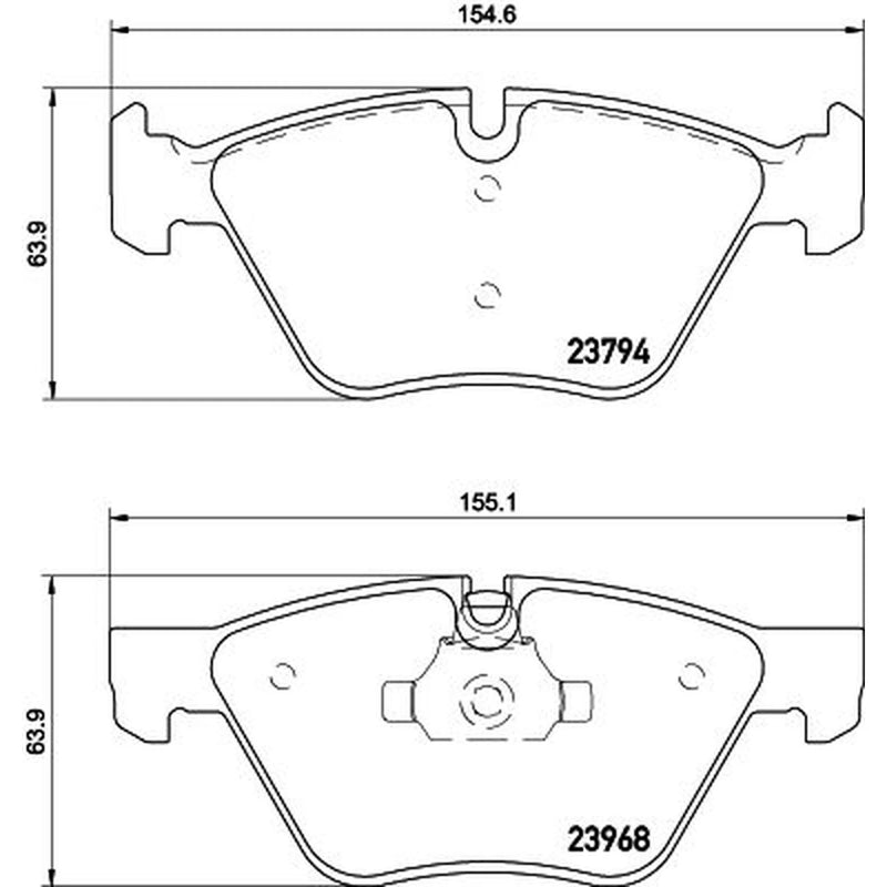 Mintex Front & Rear Brake Discs & Pads fits BMW 3 2004-2013