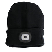 Sealey Beanie Hat 4 SMD LED USB Rechargeable with Wireless Headphones Sealey  - Dynamic Drive