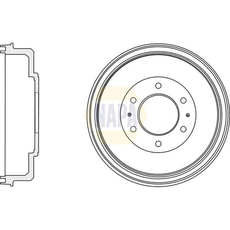 NAPA Brake Drum Assembly Rear NDR1013