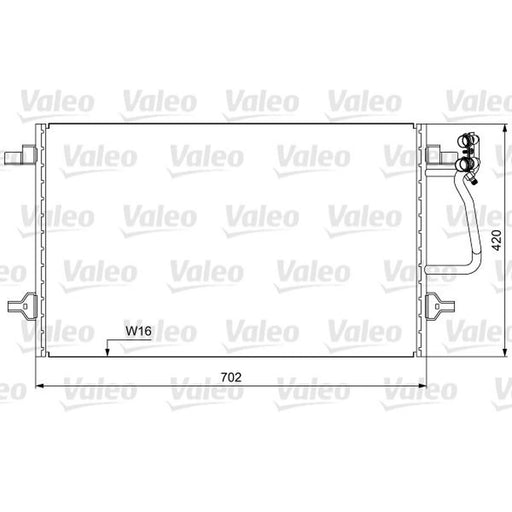 Valeo Air Conditioning Condenser 814030