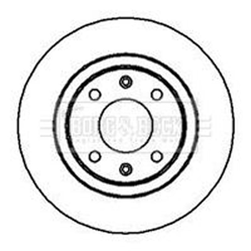 Borg & Beck Front & Rear Brake Discs & Pads fits Citroën Zx 1992-1994 2.0