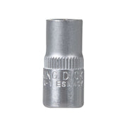 King Dick Socket SD 1/4" Metric 6pt 7mm King Dick - Dynamic Drive