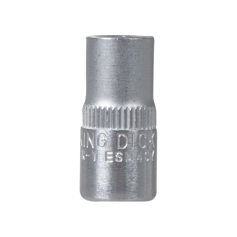 King Dick Socket SD 1/4" Metric 6pt 7mm King Dick - Dynamic Drive