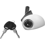 Flap "Moon" Lock White Caravan/Motorhome Part Nova - Dynamic Drive