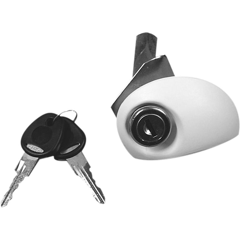 Flap "Moon" Lock White Caravan/Motorhome Part Nova - Dynamic Drive