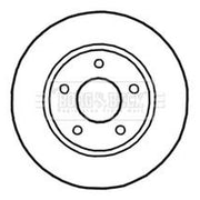 Borg & Beck Front & Rear Brake Discs & Pads fits Dodge Caliber 2006-2007 2.4