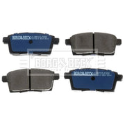 Borg & Beck Front & Rear Brake Discs & Pads fits Mazda CX-7 2009-2013 2.2