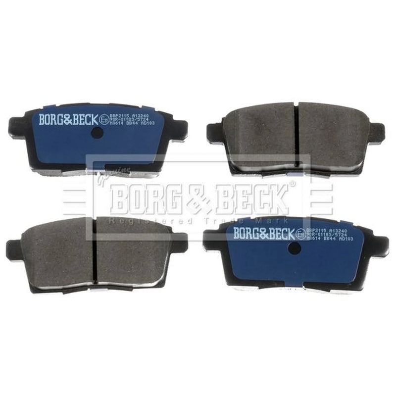 Borg & Beck Front & Rear Brake Discs & Pads fits Mazda CX-7 2007-2013 2.3