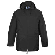 Portwest Classic Rain Jacket - Black - XX Large Portwest - Dynamic Drive