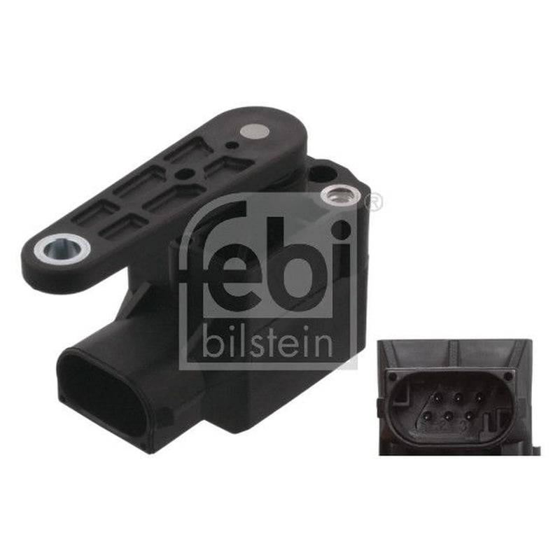 Febi Headlight Levelling Sensor Rear 6 Connectors 12V 37932