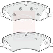 Apec Black Front Brake Pad Set fits Land Rover Discovery IV 2009-2018 3.0