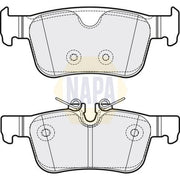 NAPA Rear Brake Pad Set fits Volvo S60 III 2019-2023