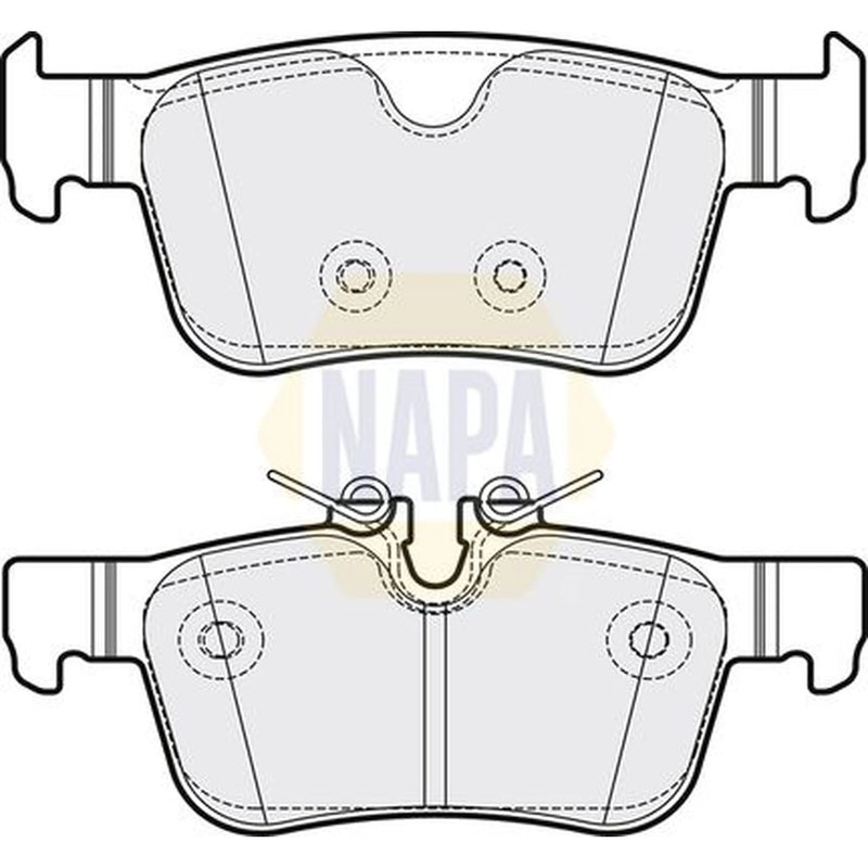 NAPA Rear Brake Pad Set fits Volvo S60 III 2019-2023