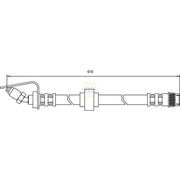 NAPA Brake Hydraulic Hose Line outer NBH1227