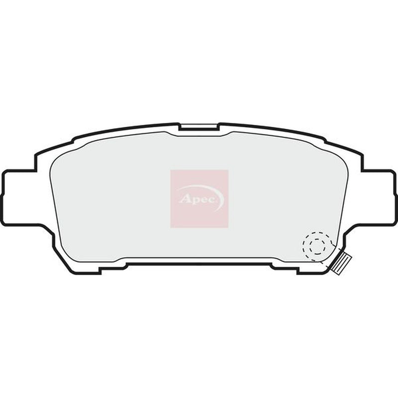 Apec Front & Rear Pads fits Toyota Previa / Estima II 2000-2006 2.0 2.4 3.0