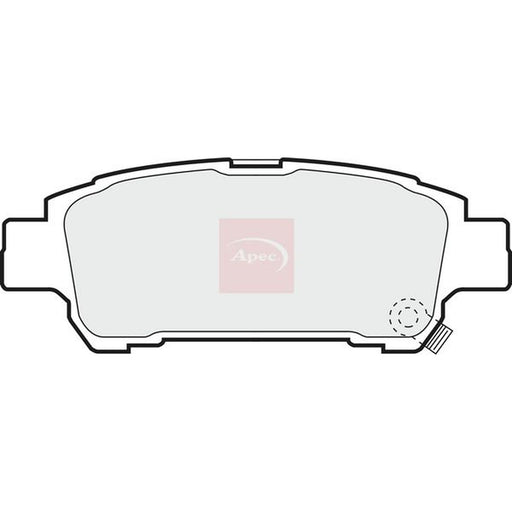 Apec Front & Rear Pads fits Toyota Previa / Estima II 2000-2006 2.0 2.4 3.0