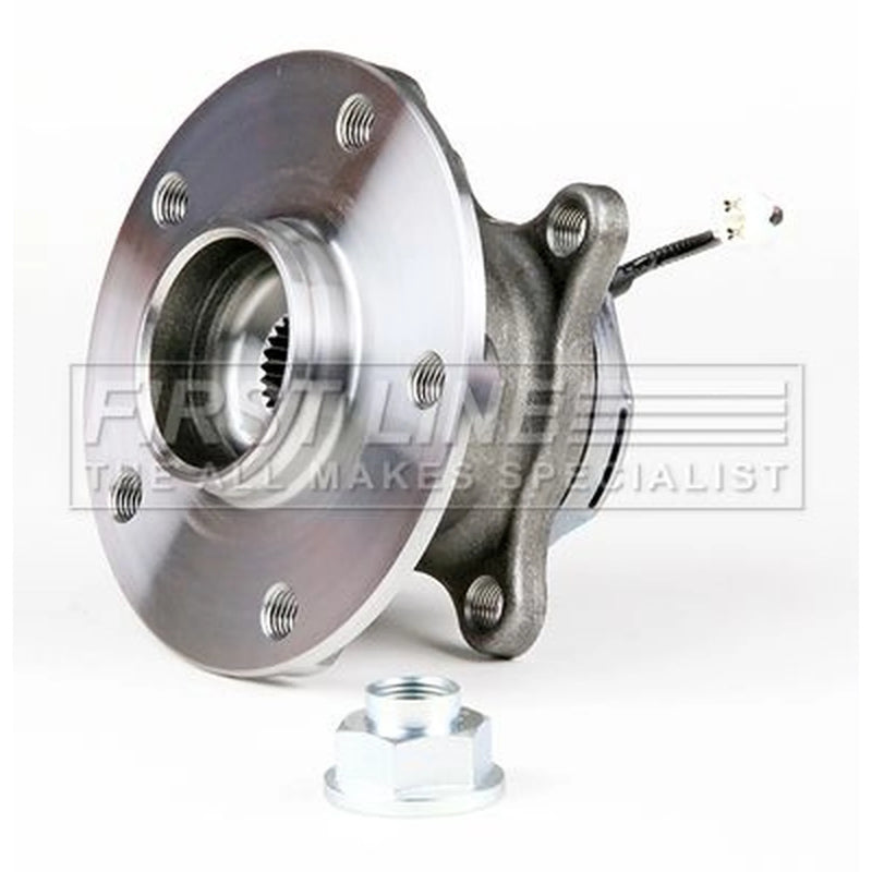 First Line 2 x Wheel Bearing Kits fits Fiat Sedici 2006-2014 1.6 1.9 2.0