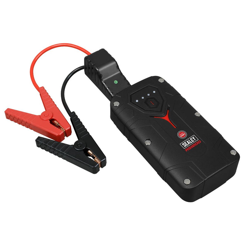 Sealey RoadStartï 1200A 12V Lithium-ion Jump Starter Power Pack RS1200 Sealey - Dynamic Drive