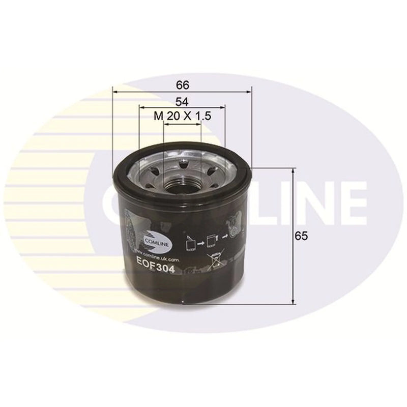 Comline Engine Oil Filter fits Mazda 2 2014 on 1.5
