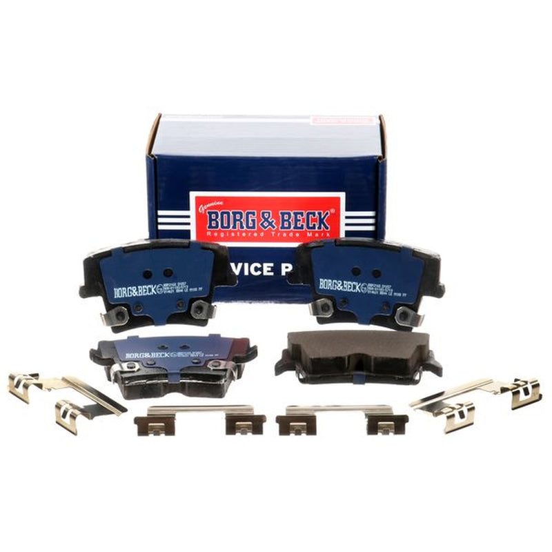 Borg & Beck Front & Rear Brake Discs & Pads fits Chrysler 300C 2005-2012 3.0