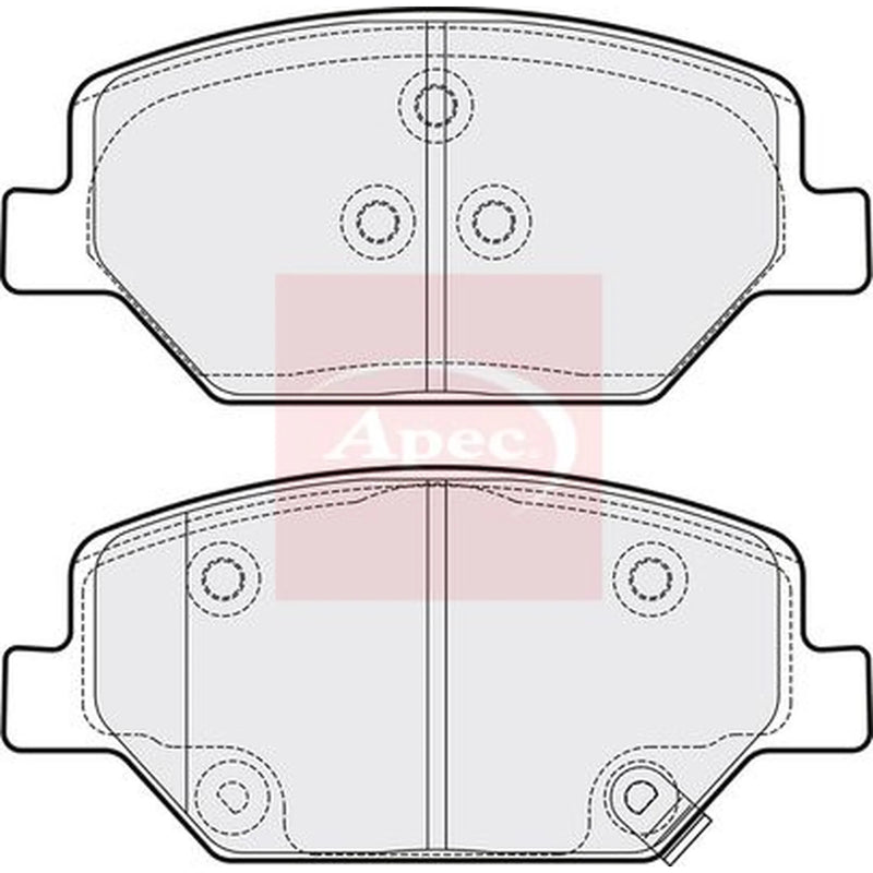 Apec Front Brake Pad Set PAD2210