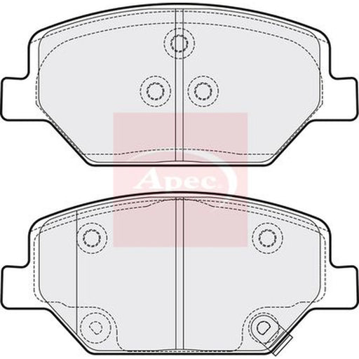 Apec Front Brake Pad Set PAD2210