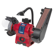 Sealey Bench Grinder150mm with 50mm Belt Sander & Work Light 250W/230V BG150BS Sealey - Dynamic Drive