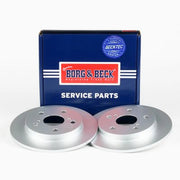 Borg & Beck Front & Rear Brake Discs & Pads fits Toyota Auris 2006-2012 1.8