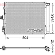 Denso Air Conditioning Condenser DCN43005