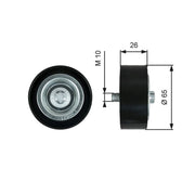 Gates V-Ribbed Belt Deflection/Guide Pulley T36621