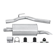 Hella End Silencer Rear fits VW Transporter 1995-2003 2.5