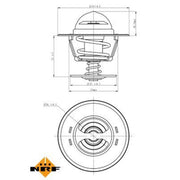 NRF Thermostat,Coolant 725218