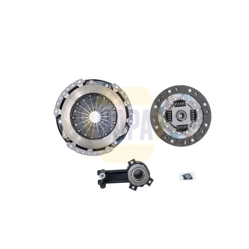 NAPA Clutch Kit Set 3pc fits Ford Fiesta V 2001-2008 1.6