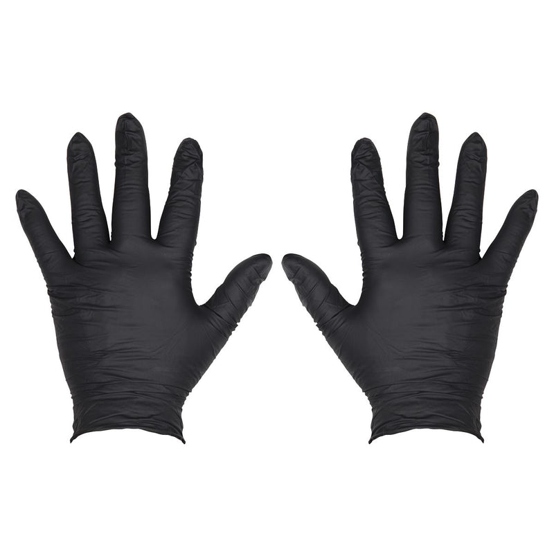Sealey Extra Thick Powder-Free Disposable Nitrile Gloves, X-Large - Pack of 100 Sealey - Dynamic Drive
