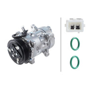 Hella Air Conditioning Compressor fits Citroën C5 I 2001-2004 2.2