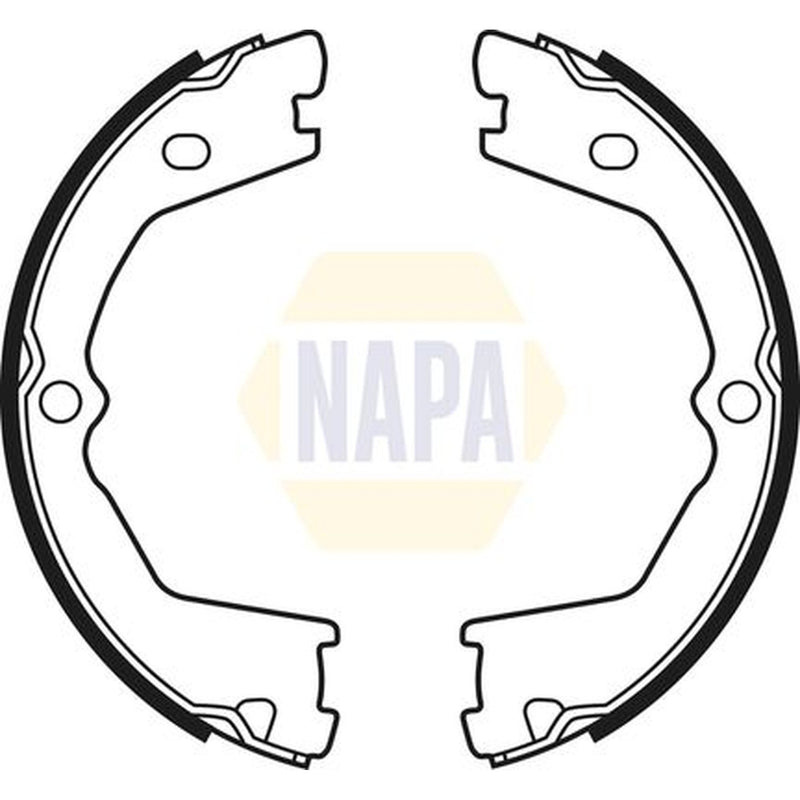 NAPA Parking Brake Shoe Set fits Iveco Daily III 2001-2006