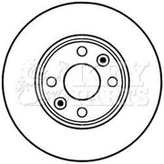 Key Parts 2 x Vented Front Brake Discs KBD5226-x2