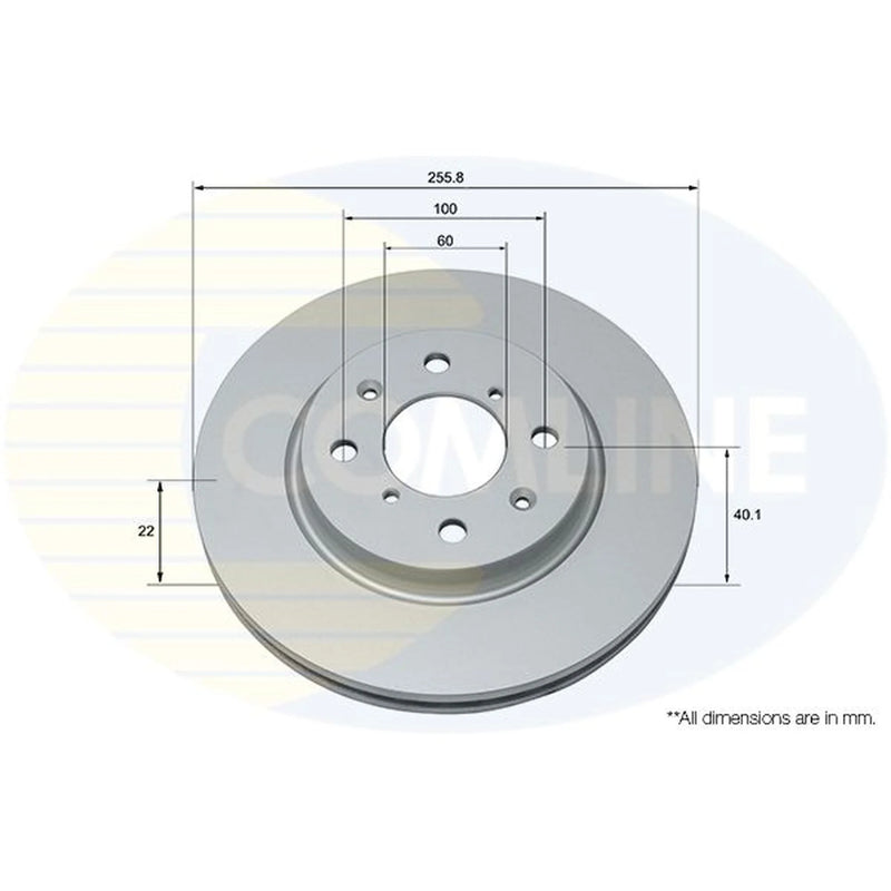 Comline Front Brake Discs & Pads fits Suzuki Swift III 2010-2017 1.2 1.3 1.6