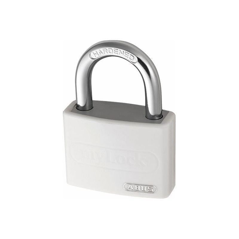 Abus Mechanical T65AL/40mm My Lock Aluminium Padlock White ABUS Mechanical - Dynamic Drive